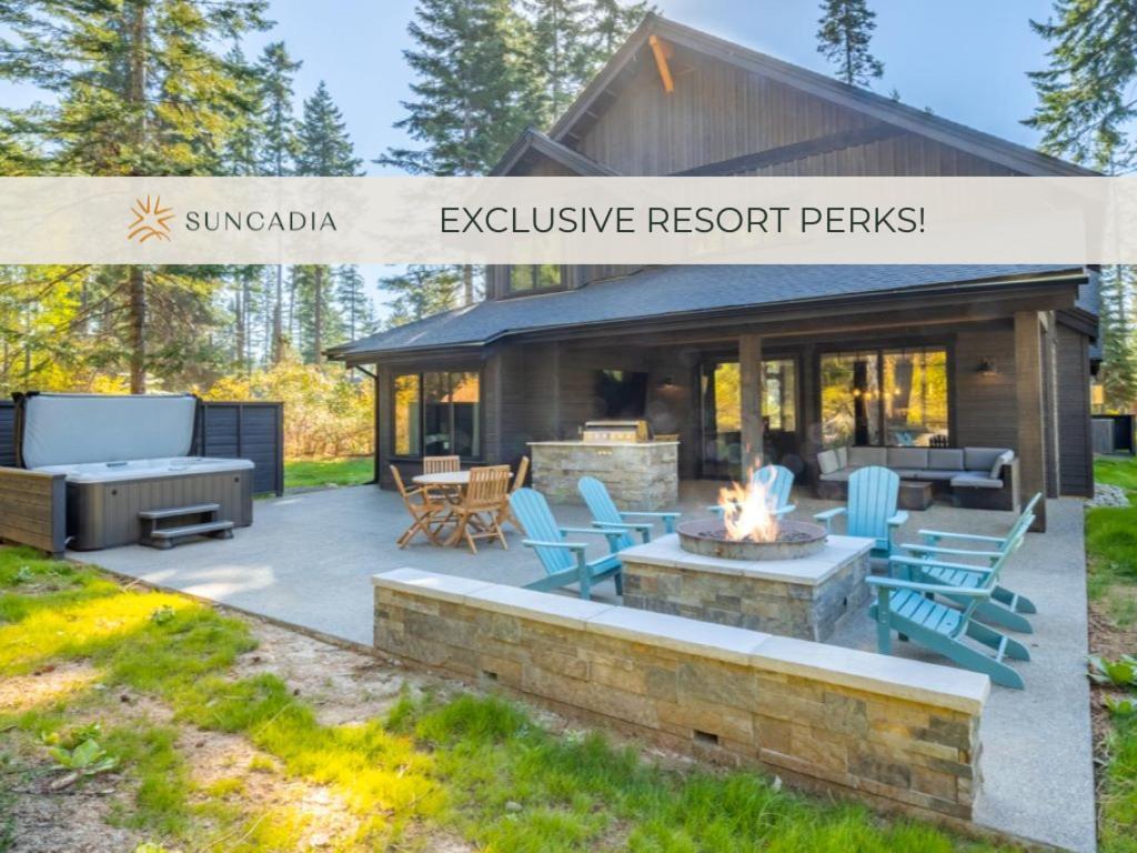 Suncadia 4 Bdrm Home Beautiful Floor To Ceiling Fireplace Cle Elum Exterior foto